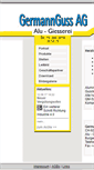 Mobile Screenshot of germannguss.ch
